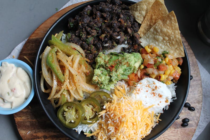 Steak burrito bowl at Cafe Rio